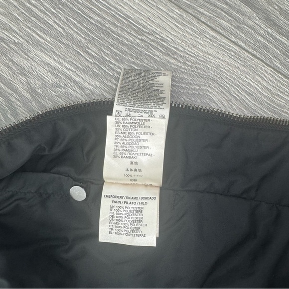 DIESEL Biker Jacket with Leather Details in Black Size Small - Picture 13 of 15